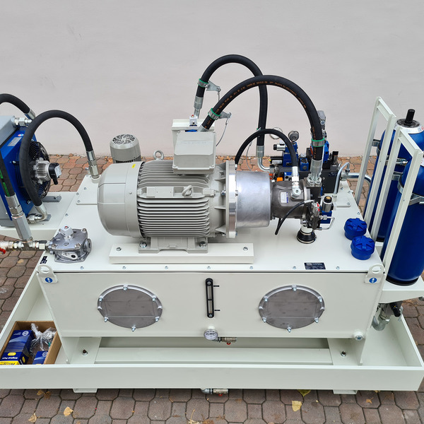 Hydraulic power pack for shear control